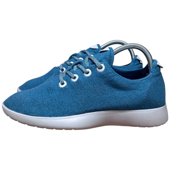 ALLBIRDS The Wool Runnner Men\'s Sz 8 Thrive Teal Trainers Sneakers Merino Wool